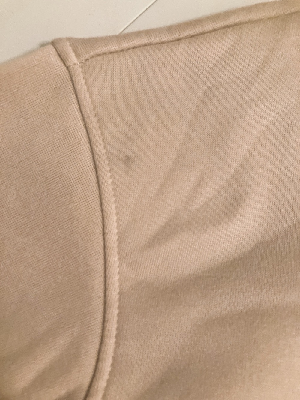 •SOLD•White Fox-Style Beige Hoodie Pullover Sweatshirt Small/Medium•SOLD• - Picture 7 of 10